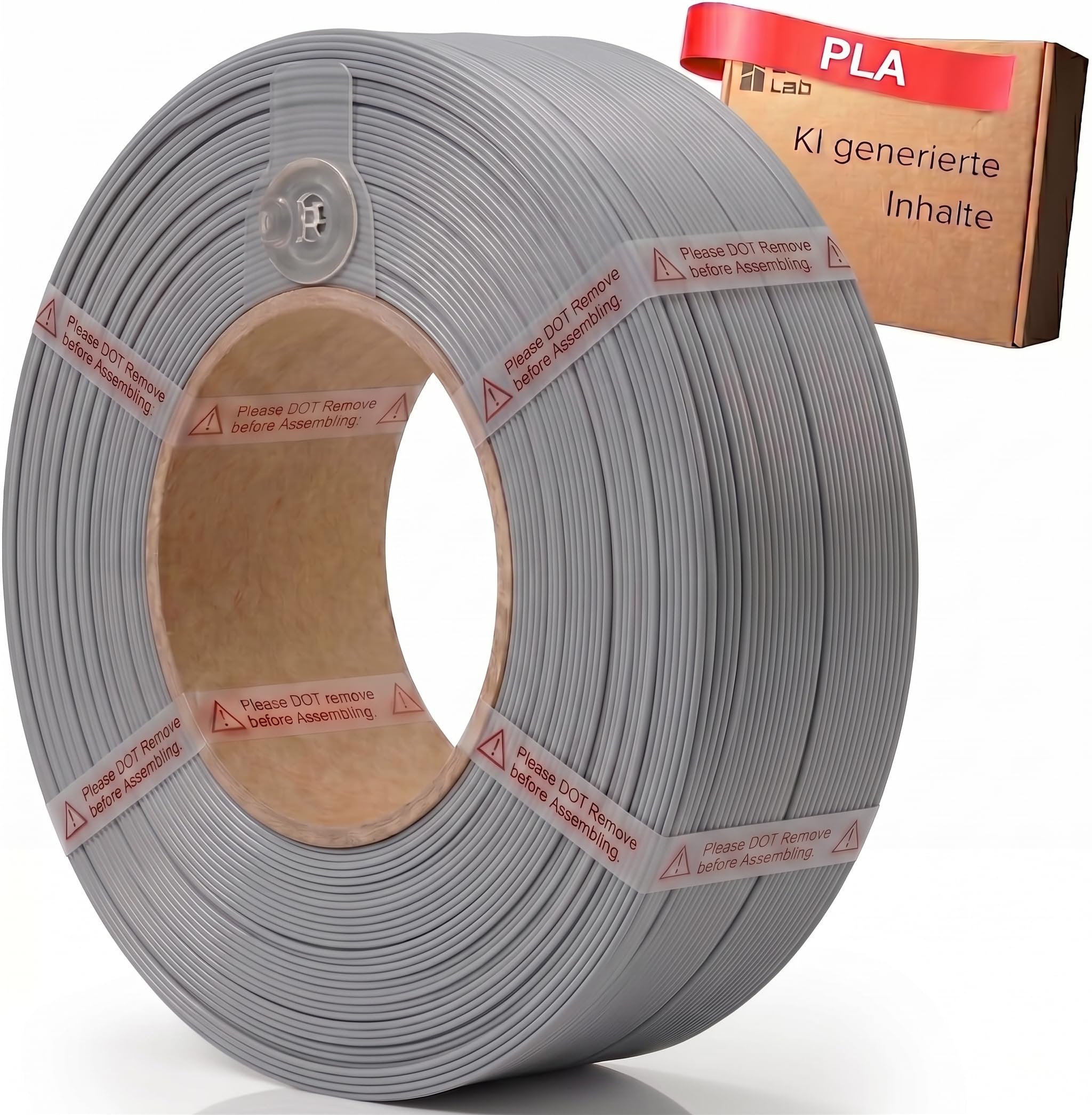 Pasuje do drukarki 3D Bambulab PLA Basic Bambu Lab 1,75 mm szary 10103