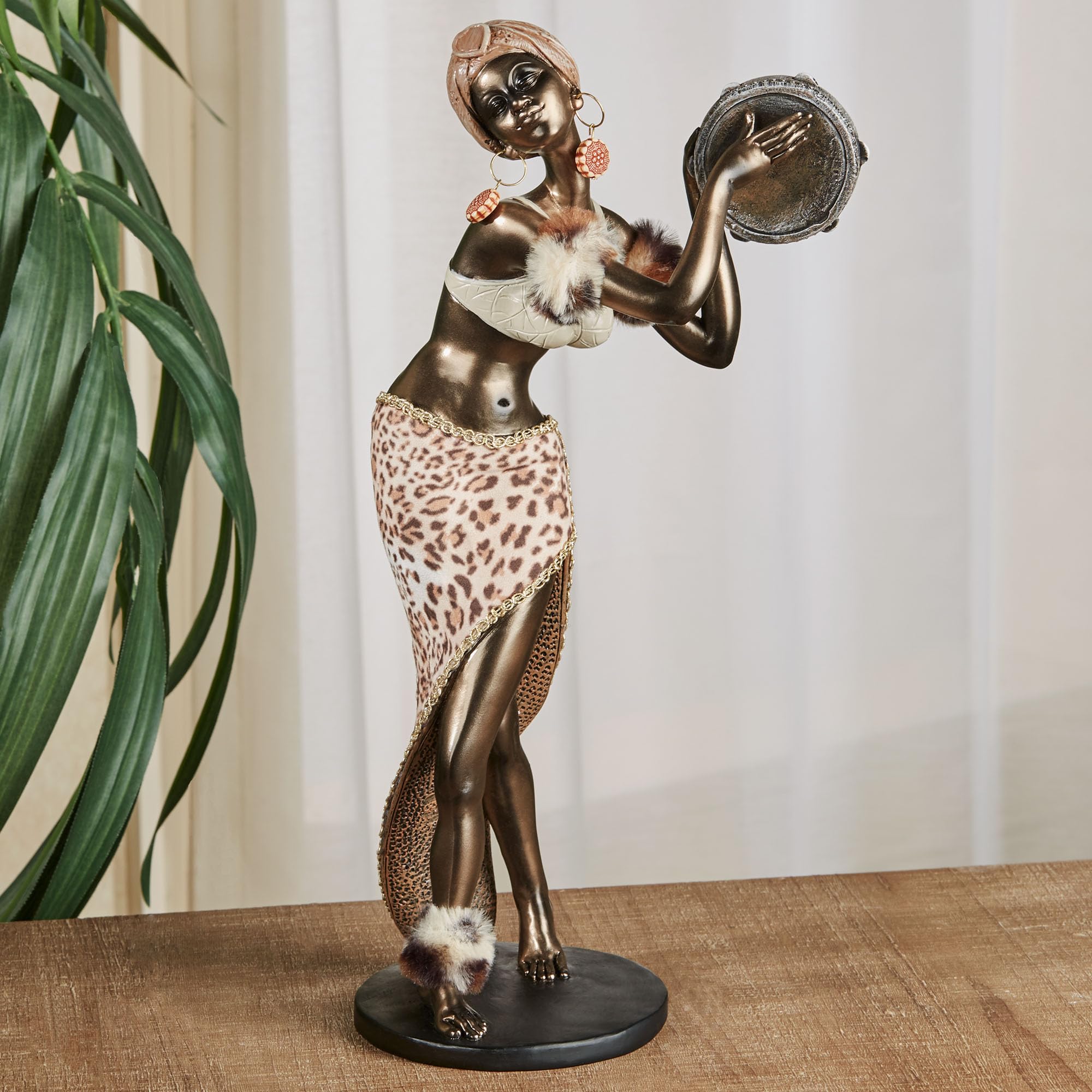 Amazon.com: Touch of Class Zilla African Woman Dancing Table