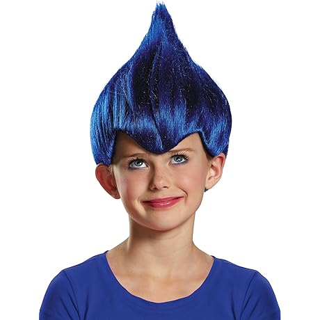 Perky Blue Afro Kid Wig: The Ultimate Hair-Raising Fun for Little Ones!