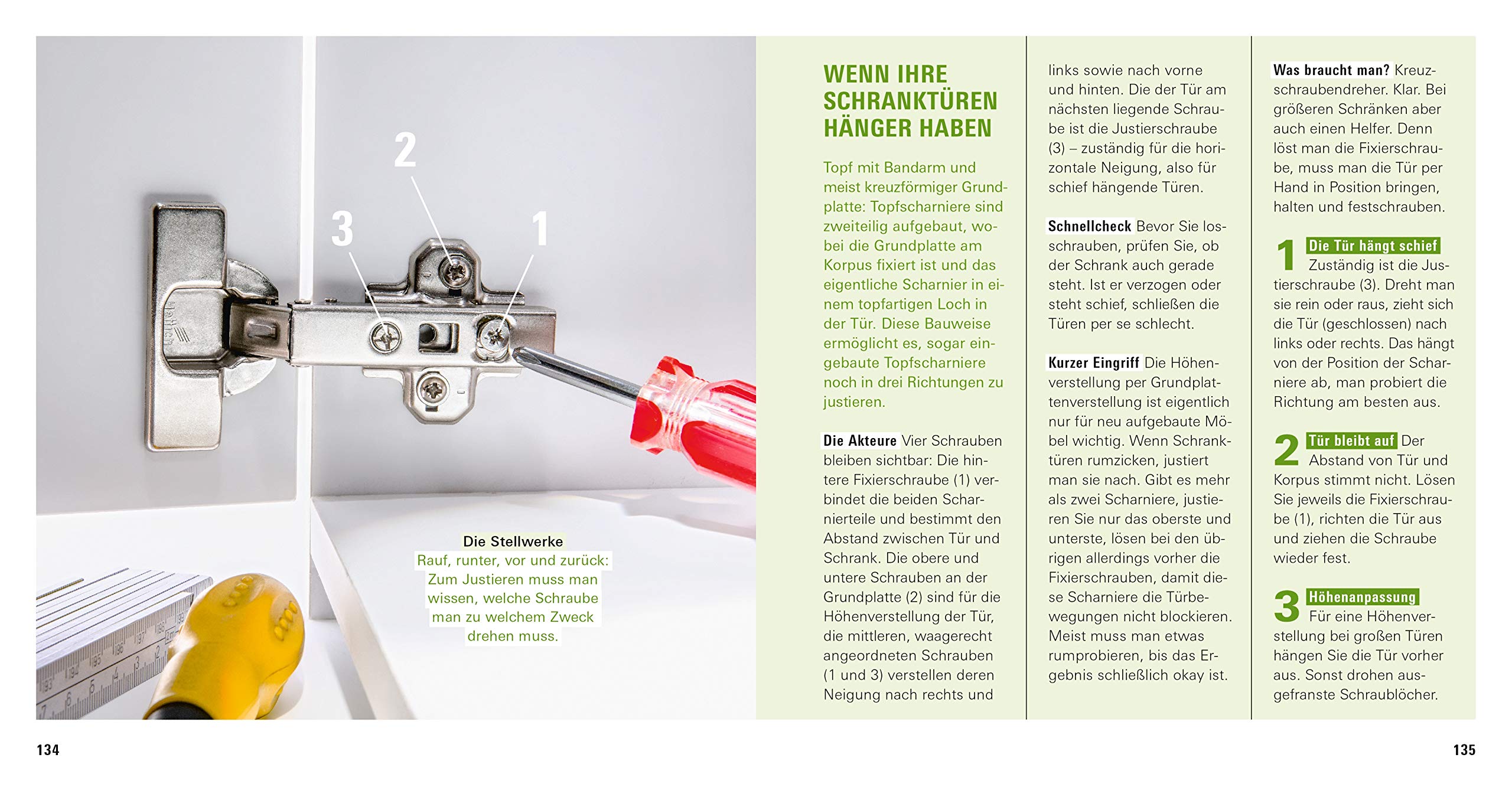 Die kleine Reparatur: 111 einfache Anleitungen für Zuhause - Praxistipps und Grundtechniken - Mühelos heimwerken - Tricks von Experten - Bildhafte Anleitungen I Von Stiftung Warentest