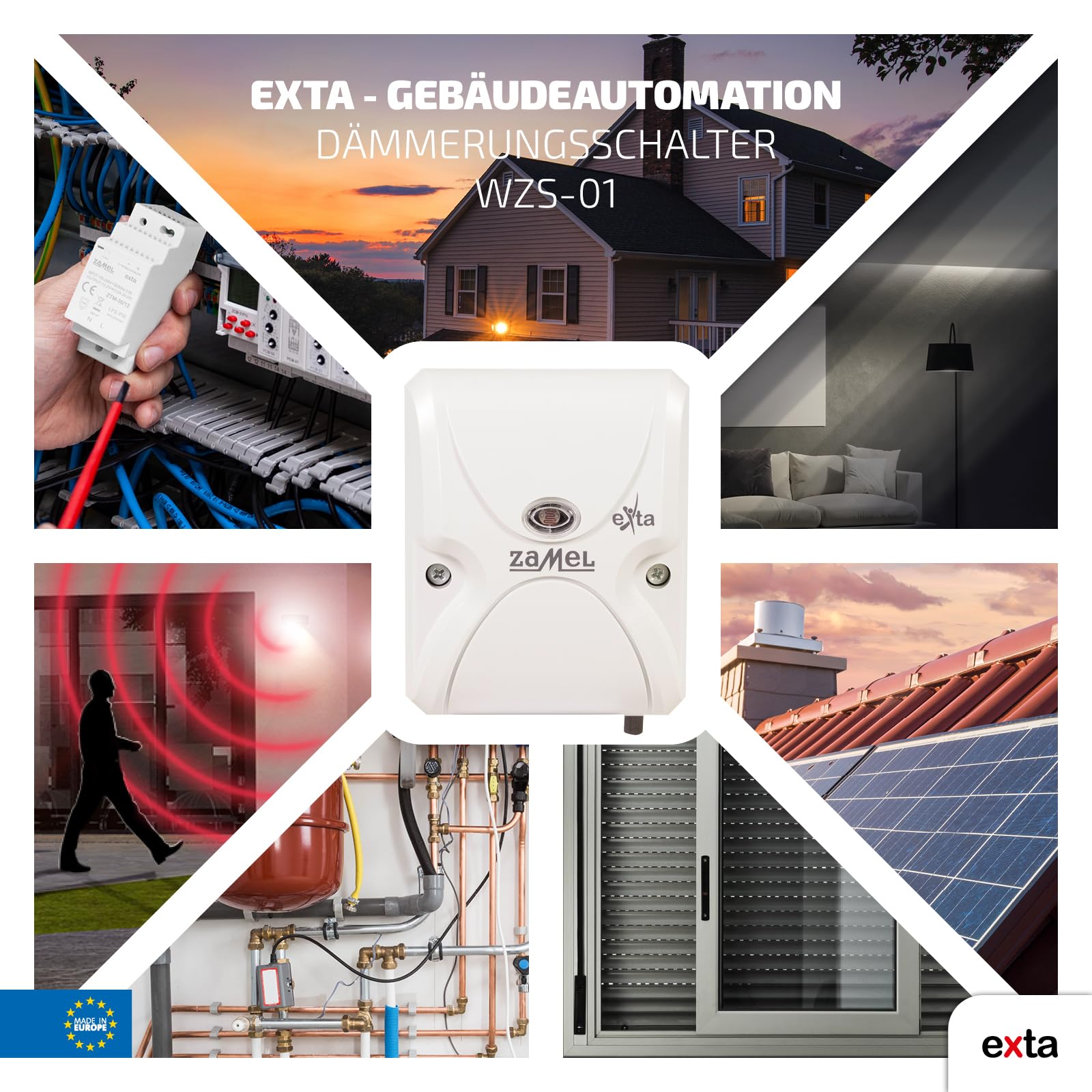 exta Interruptor crepuscular, 1 Pieza, WZS de 01