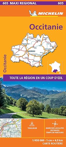 Occitanie 1:450.000: Map (Carte Régionale)