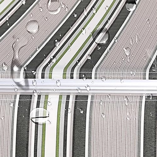 Miniatura 4 de Toldo de repuesto para patio, tela de poliéster impermeable, con protección UV, cubierta superior retráctil para ventana, puerta, cubierta de