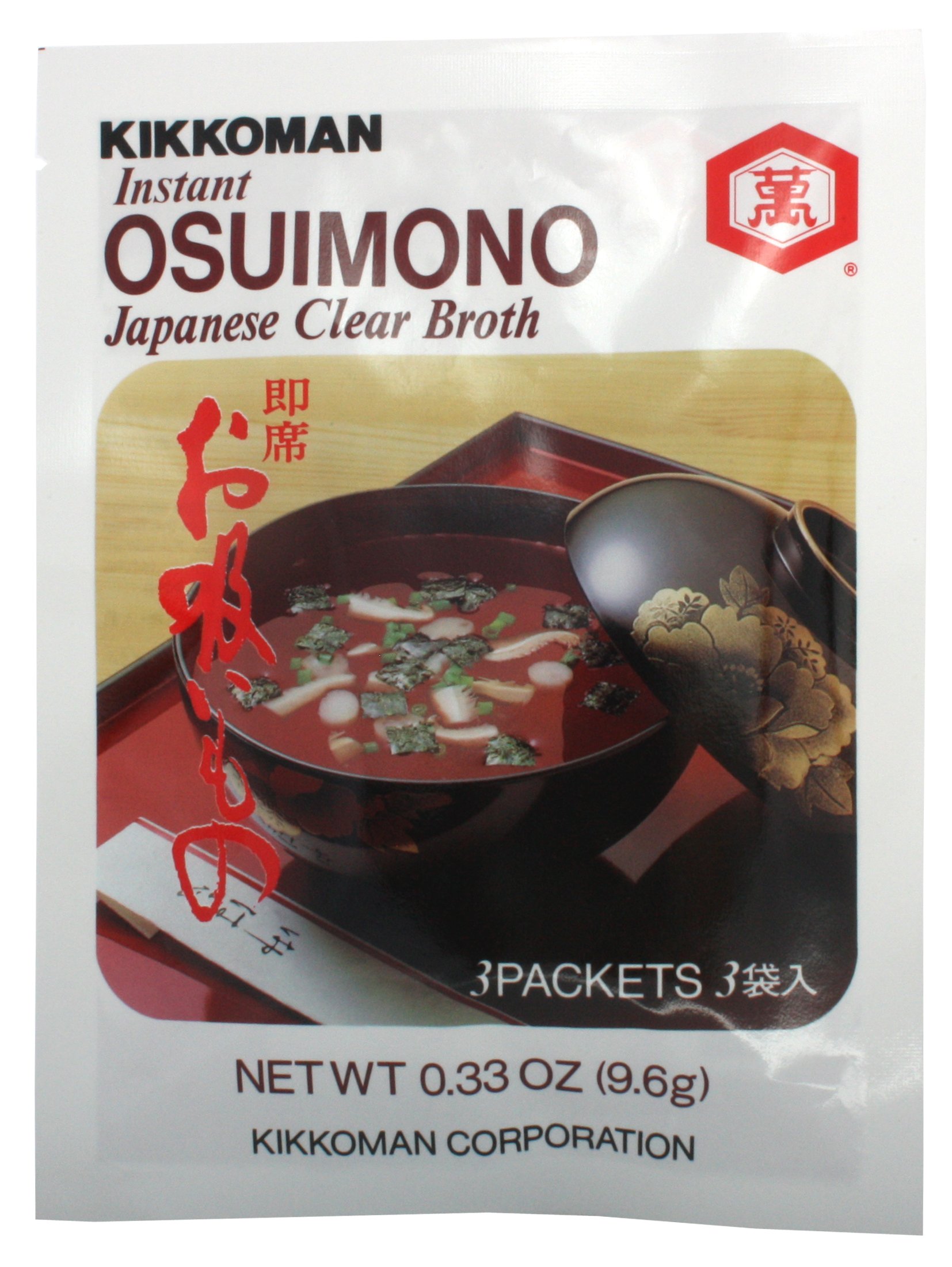 Amazon Com Kikkoman Osuimono Instant Clear Soup 0 33 Ounce Pack Of 6 Miso Soups Grocery Gourmet Food