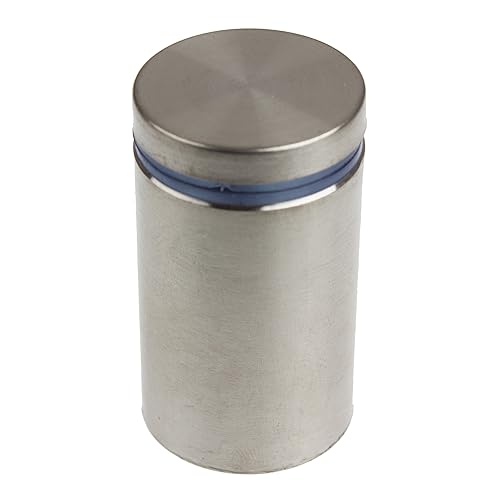 Miniatura 1 de GlideRite - Separadores de acero inoxidable de 1 pulgada de diámetro x 1-12 pulgadas para paneles de arte de letreros de vidrio, paquete de 12