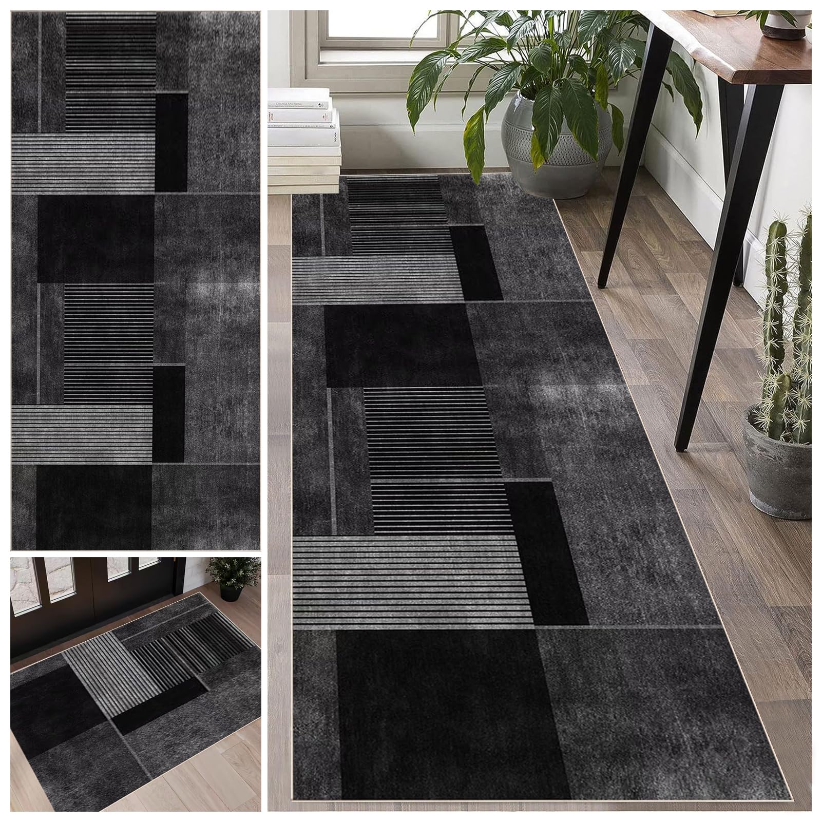50 x 220 cm Tappeto Passatoia Cucina Antiscivolo Lavabile