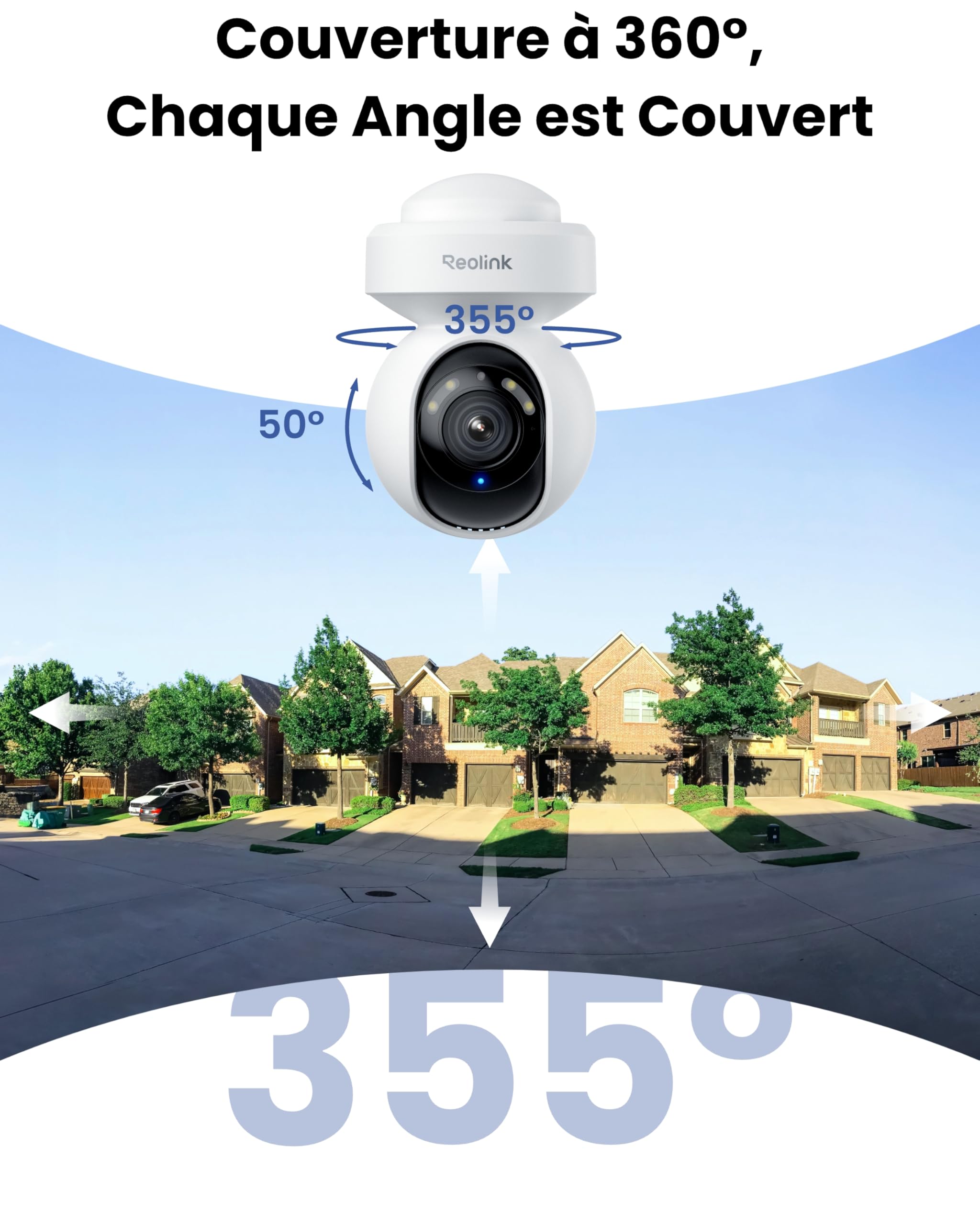 Reolink 4K Wi-Fi Überwachungskamera Aussen, E1 Outdoor Pro(Generalüberholt)