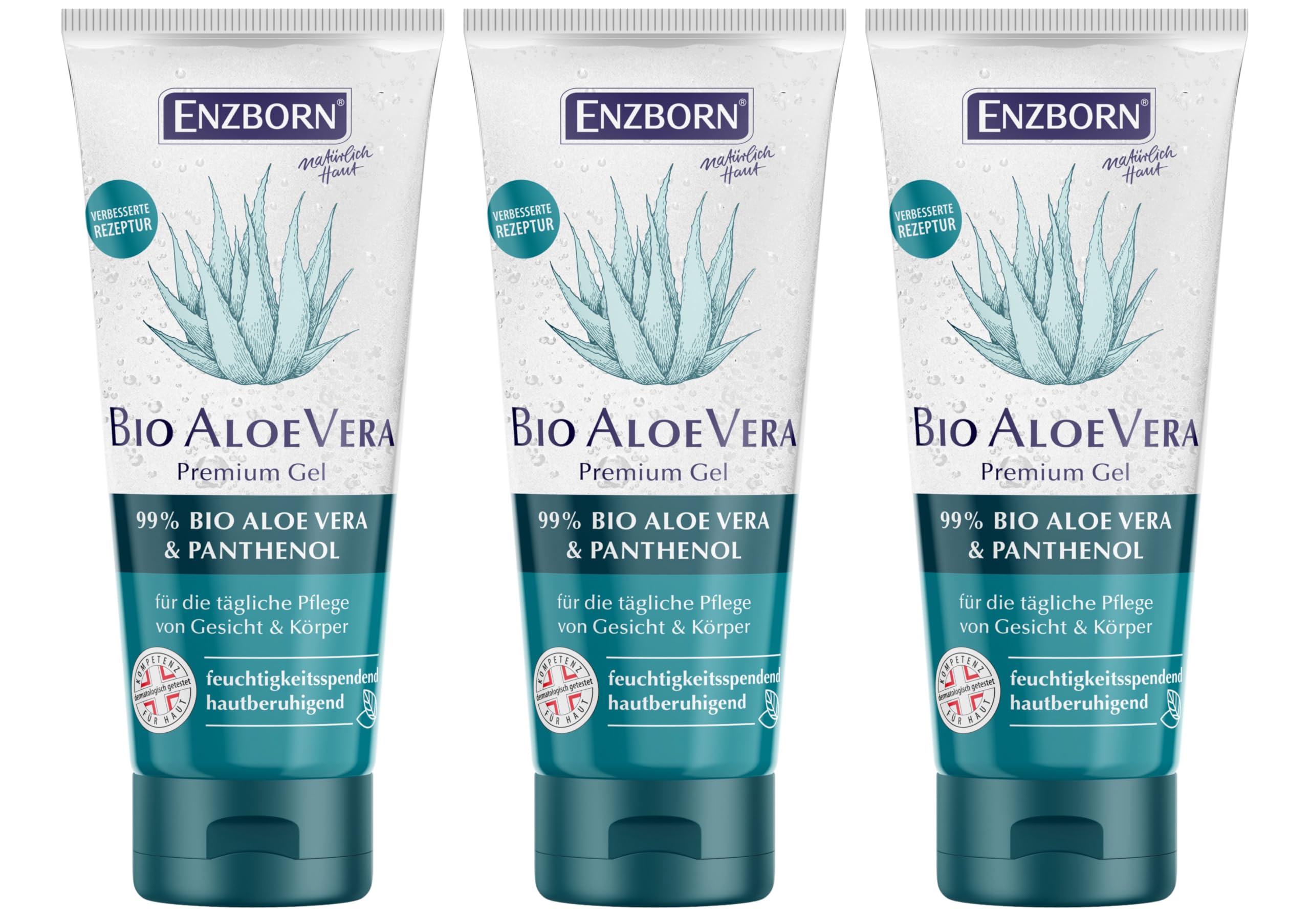 ENZBORN Premium Aloe Vera Gel, 100 ml Tube Vorratskarton 3 Tuben :  Amazon.de: Drogerie & Krperpflege