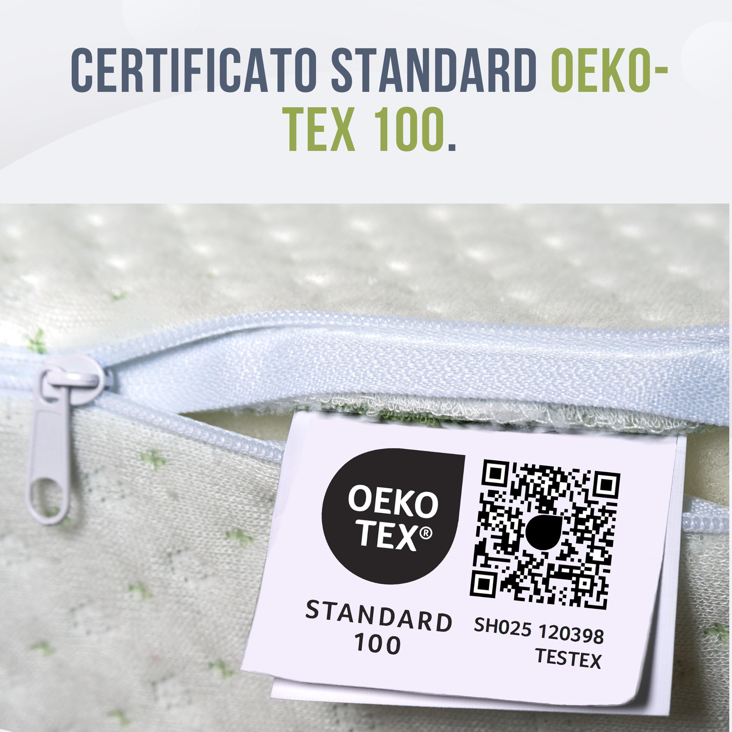 GOYSILA Materasso Next To Me Compatibile Chicco Materassino Culla Neonato Antisoffoco Traspirante Certificato Oeko-Tex h 7cm per Next2Me Dream Magic Air Cam Cullami Brevi Nanna Oh 83x50 cm