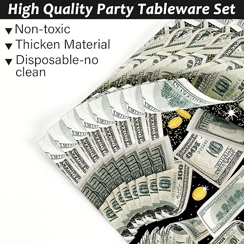 Miniatura 106 de gisgfim 96 piezas de suministros de fiesta de cumpleaños de pollo, platos de papel, servilletas de fiesta temática de pollo, decoraciones