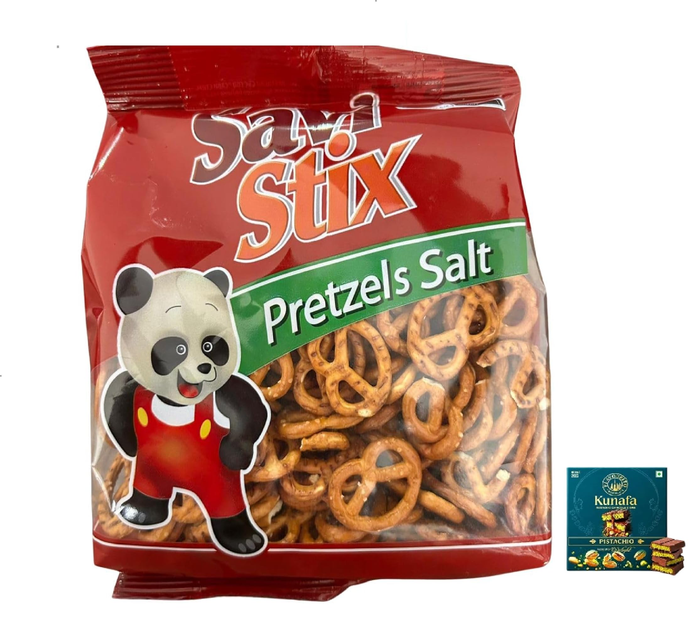 SAVI STIX SALT MIX PRETZELS – 200g Bag – Oven-Baked, Non-GMO, Crunchy Salted Pretzel Twists for Snacking, Dips & Lunchboxes | Get Free Flavourito Kunafa Pistachio Chocolate Bar, 20g By Decadent Foods-image-30