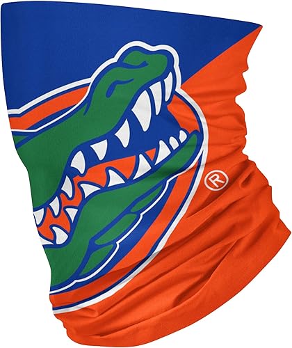 Miniatura 101 de FOCO NCAA unisex-adult Ncaa Team Logo Neck Gaiter Multiuse Logotipo grande.,Mini logotipo impreso.,Vacaciones en bloque ocupado,Hibisco