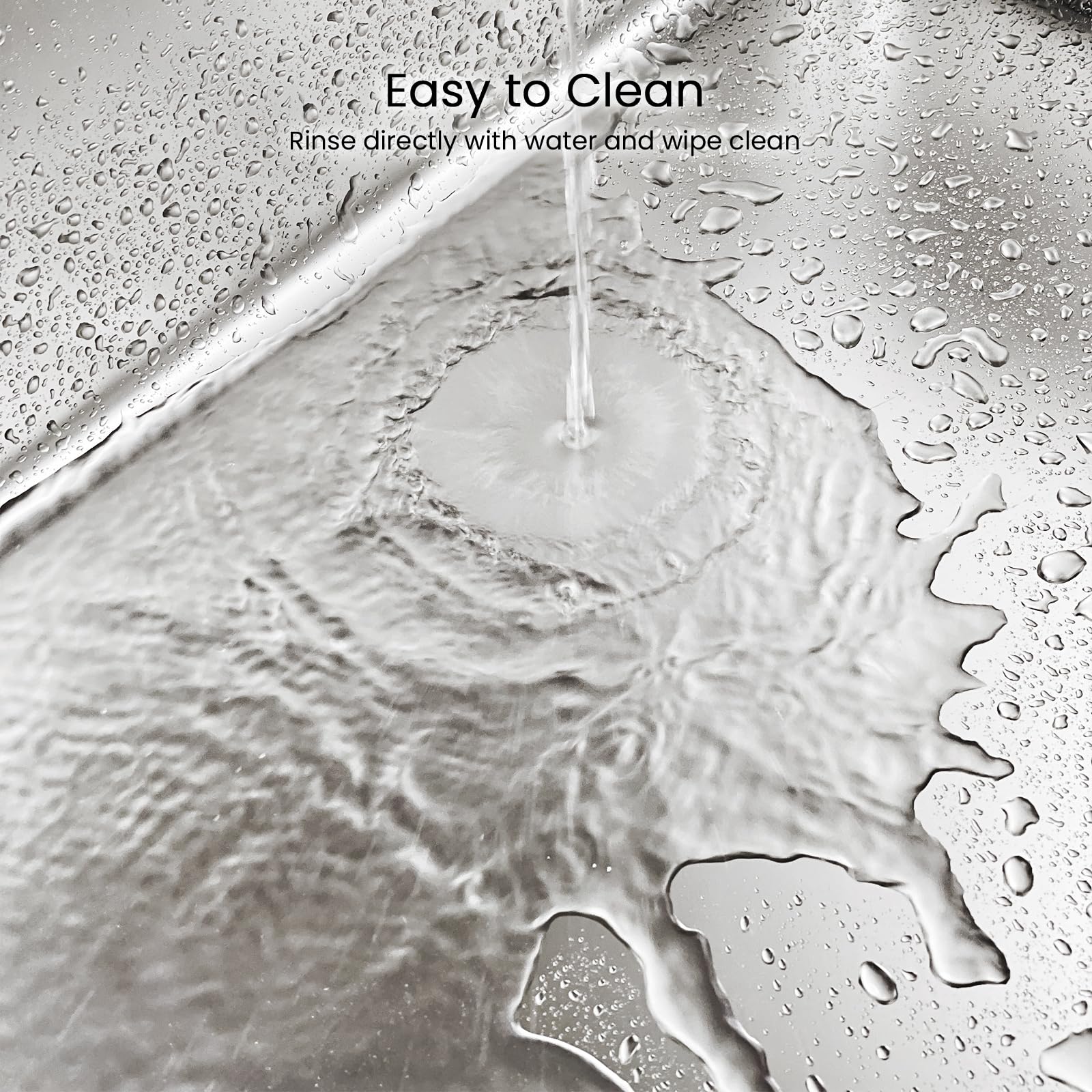 Enclosed Stainless Steel Cat Litter Box with Lid, XL Leak-Proof Metal Litter Box for Big Cats, Extra Large Cat Toilet with High Side, Press-Fit Design, Non-Stick, Odor-Free, with Litter Mat & Scoop - image 8