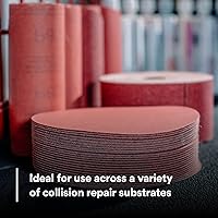 Vista 7 de 3M Hookit - P80D, disco de arena abrasiva, rojo, 6 pulgadas., Grado: P400