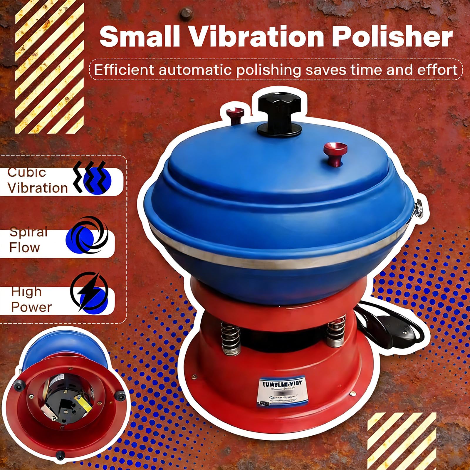 Kit de polissage par vibration pour bijoux, meulage et polissage des surfaces de pièces