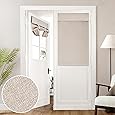 RYB HOME Classroom Door Window Cover, Blackout Shades for Classroom Windows and Doors Cover Lockdown Shades, Room Darkening Design Blocks Views, W 26 x L 18 inches, Pure White, 1 Panel