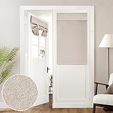 RYB HOME Classroom Door Window Cover, Blackout Shades for Classroom Windows and Doors Cover Lockdown Shades, Room Darkening Design Blocks Views, W 26 x L 18 inches, Pure White, 1 Panel
