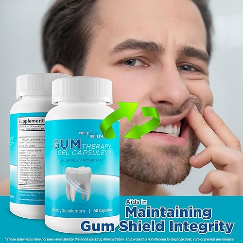 Miniatura 5 de Cápsulas de gel de terapia de encías - Nuestro mejor probiótico de apoyo para encías y dientes - Probióticos dentales orales para la salud de las