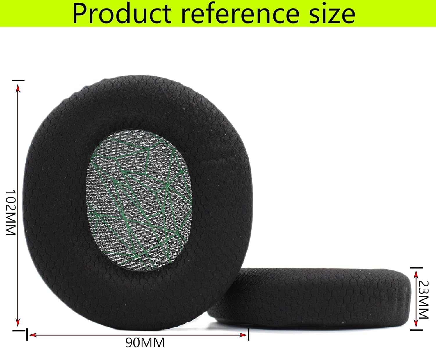 Replacement Ear Pads Compatible with SteelSeries Arctis1 Fluorescent Green image 4