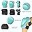 CELOID Kids Helmet Pad Set,Adjustable Kids Skateboard Bike Helmet Knee & Elbow Pads Wrist Guards 8-14yrs Youth Protective Gear Set for Girls Boys Bicycle Bike Roller Skating Scooter Rollerblade Sport