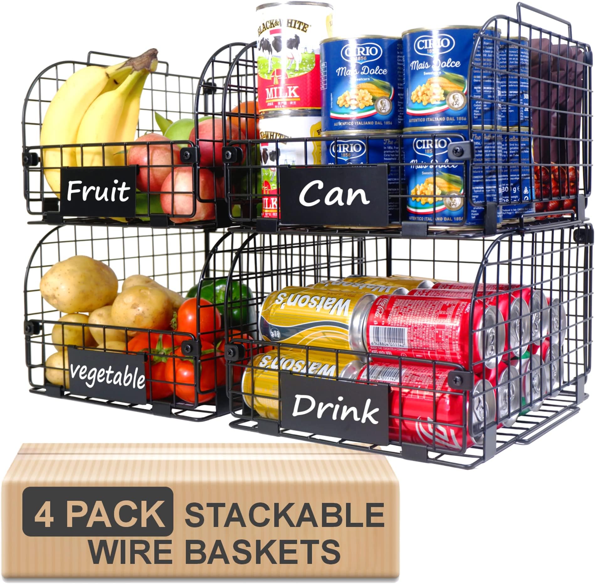 Undershelf Storage Basket Under Shelf Wire Basket