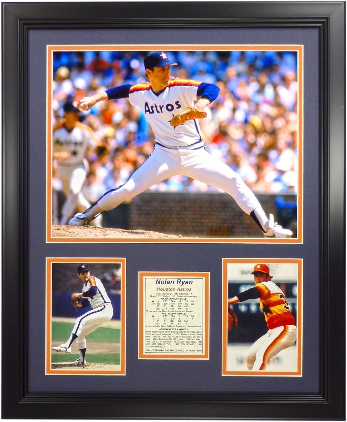 Legends Never Die Nolan Ryan Framed Photo Collage, 16" x 20"
