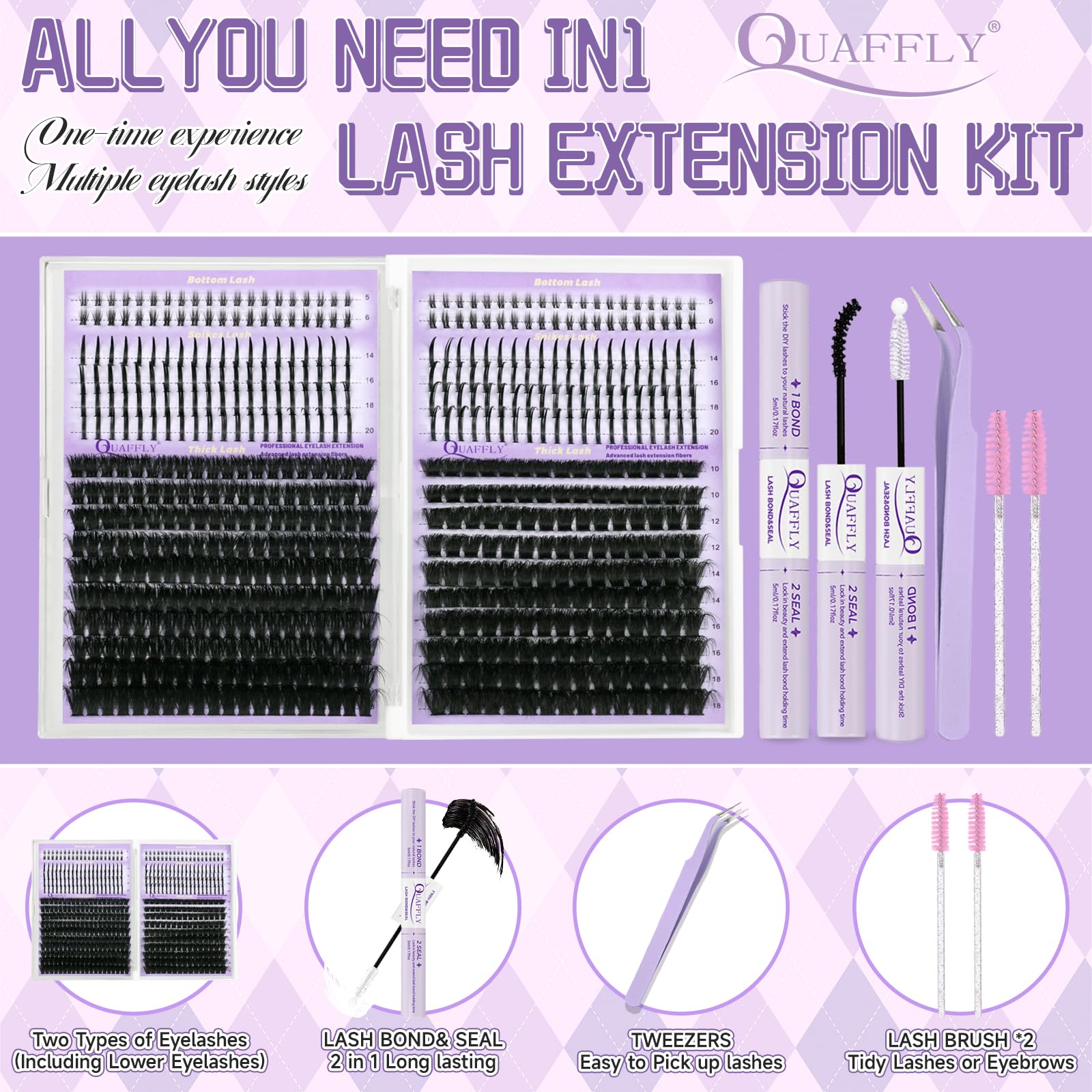 DIY Lash Extension Kit - Volume Lashes & Spikes -2