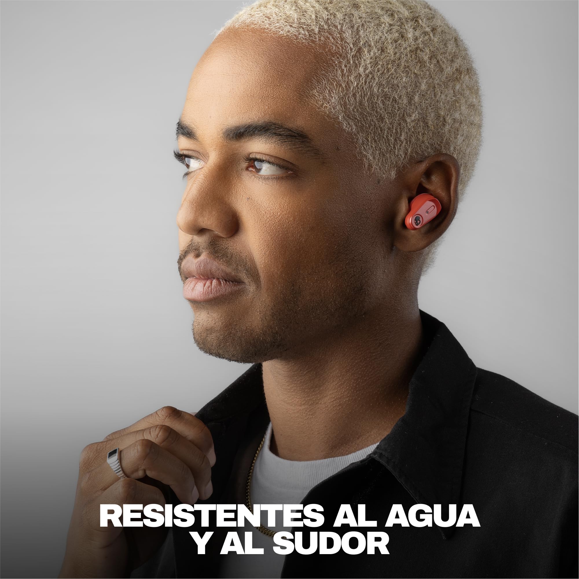 Skullcandy Method 360 ANC Wireless Earbuds, Sound by Bose, Bluetooth Headphones, Premium Noise Cancelling, Up to 40 Hrs Battery, Sweat and Water Resistant, Microphone for iPhone Android - Plasma