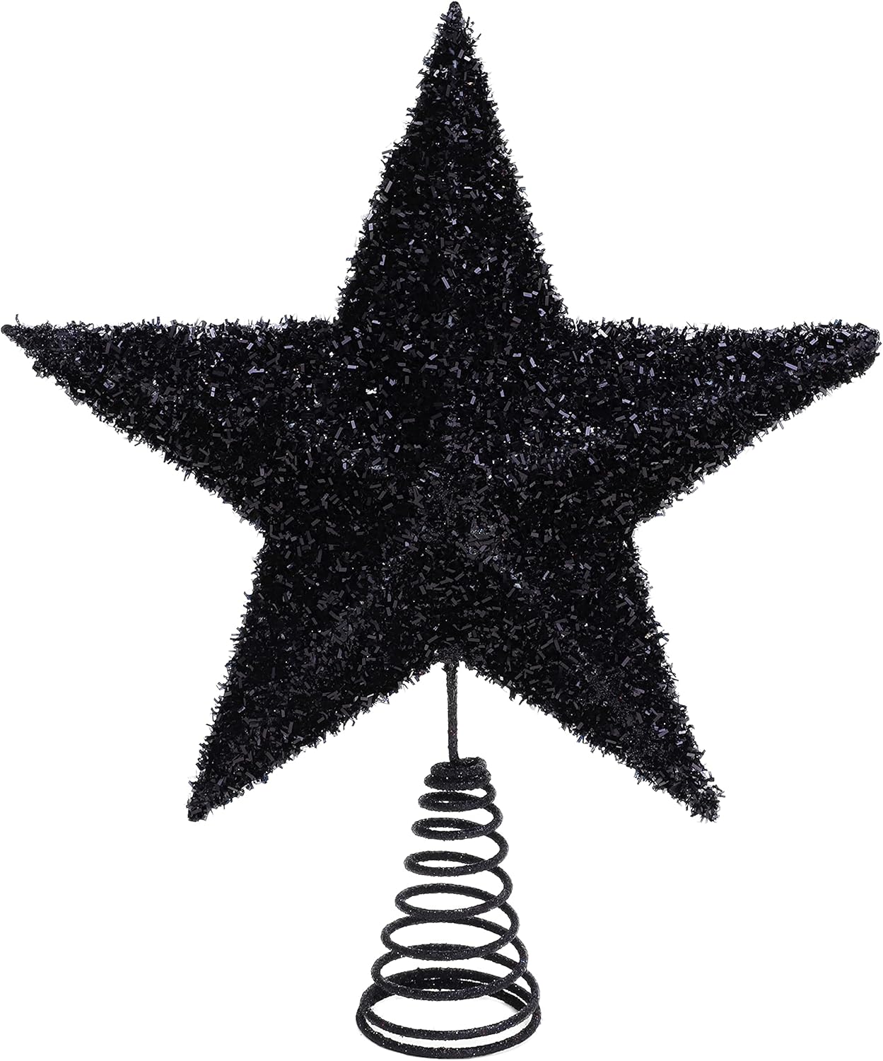 Christmas Concepts® 11 '' Sparkling Tree Top Star - Luxurious Christmas Decorations (Black)