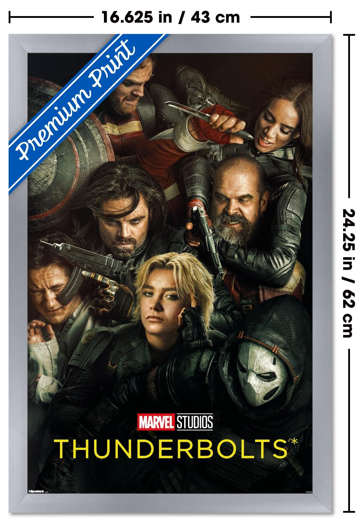 Amazon.com: Marvel Thunderbolts (2025) - Teaser One Sheet Wall