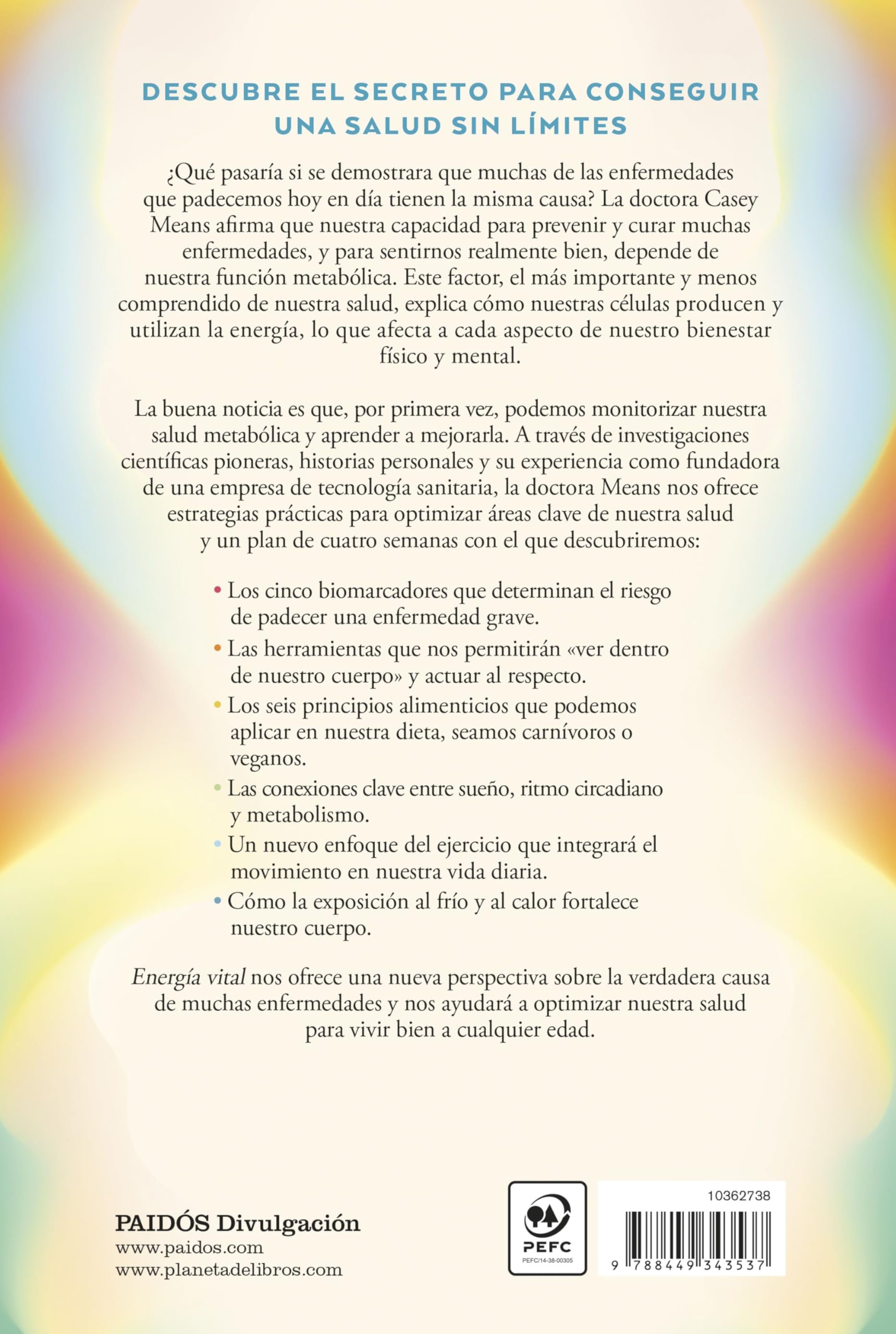 Energía vital: La sorprendente conexión entre la glucosa, el metabolismo y la inflamación para una salud sin límites (Divulgación)