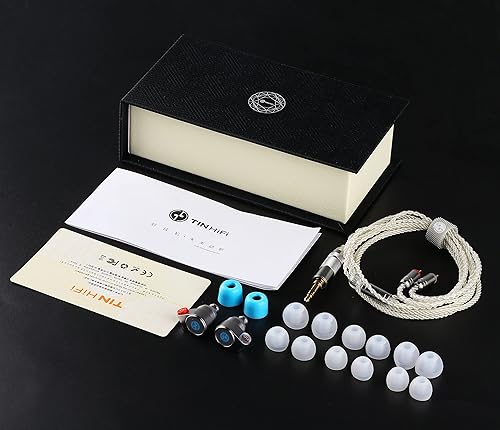 Miniatura 9 de Linsoul TIN HiFi T2 DLC 2DD 0.394 in Dynamic Driver in Ear Monitor Auricular con cable desmontable de 0.031 in 2Pin 5N 8 Core plateado 2022