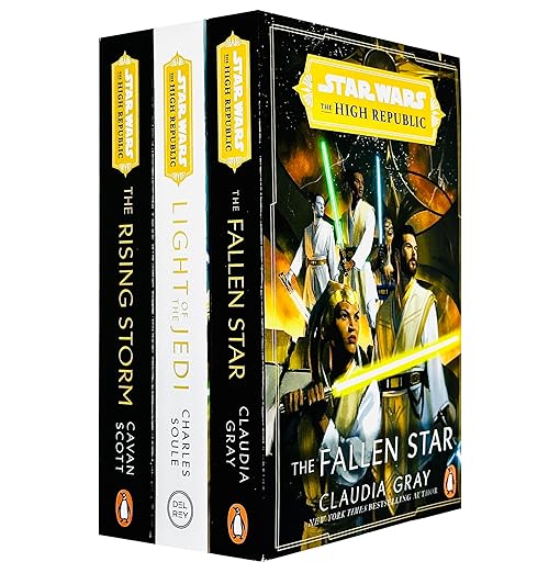 Star Wars: The High Republic Series 3 Books Collection Set (Light of the Jedi, The Rising Storm & The Fallen Star)