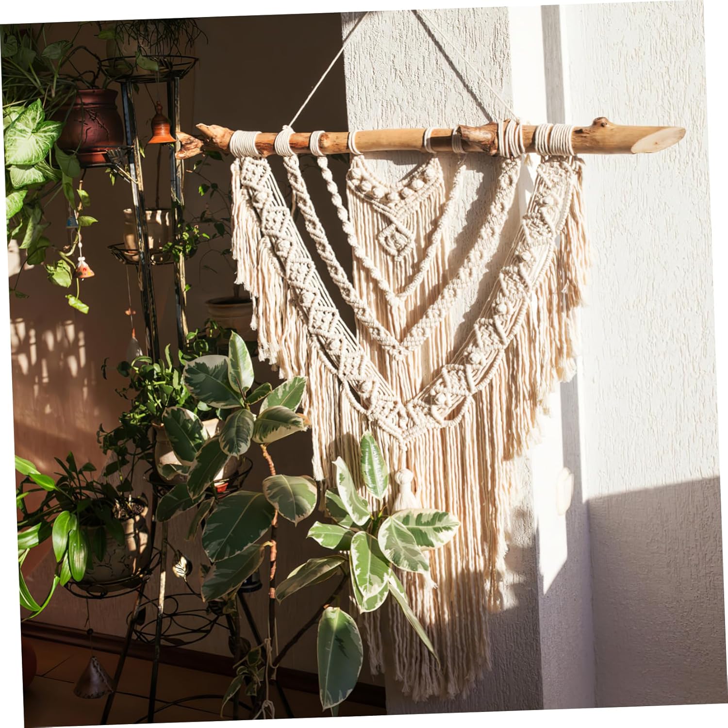 2rolls Natural Cotton Rope Versatile Macrame Cord for Crafts for Home Decor Plant Hangers and Creative Projects