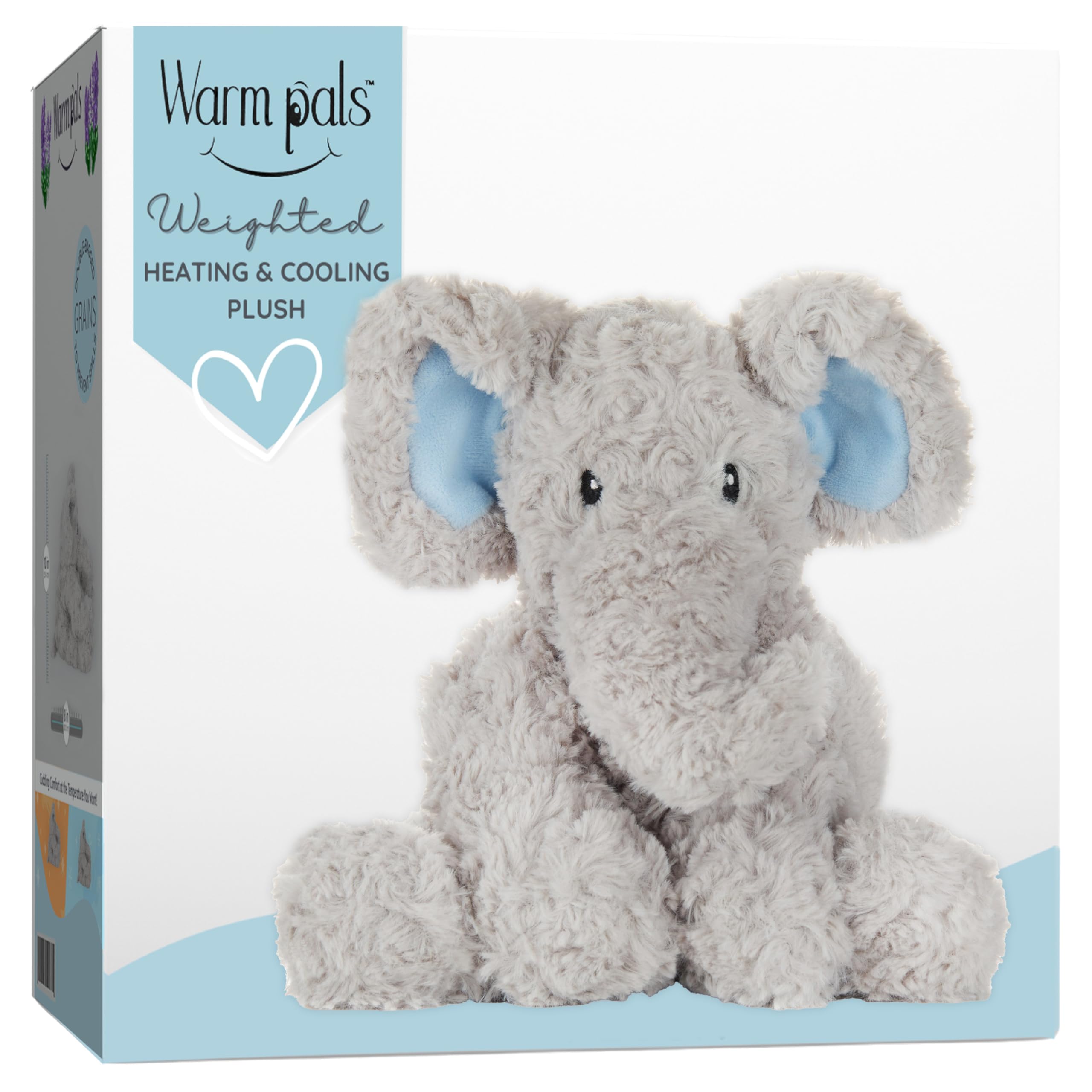 1i4 Group Warm Pals Microwavable Lavender Scented Plush Toy Stuffed Animal -Sweet Elephant 9"