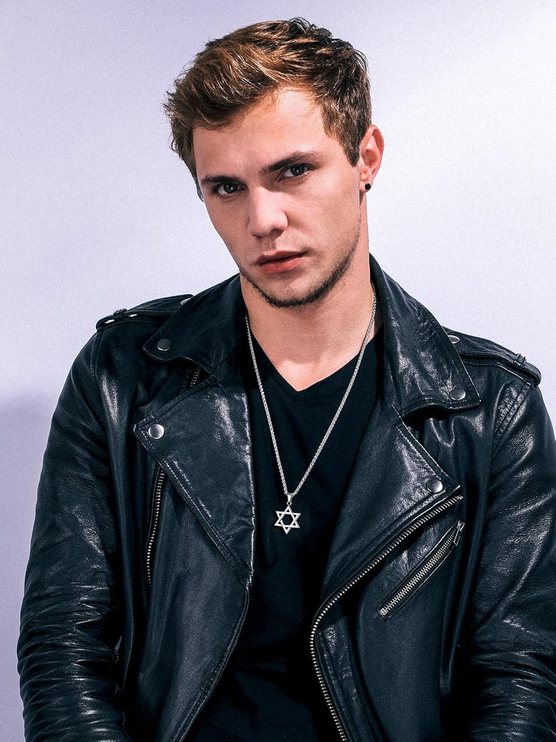 Richsteel Star of David Necklaces for Women Mens Stainless Steel/18K Gold Plated Hexagram Pendant Jewish Israel Jewelry - Image 4