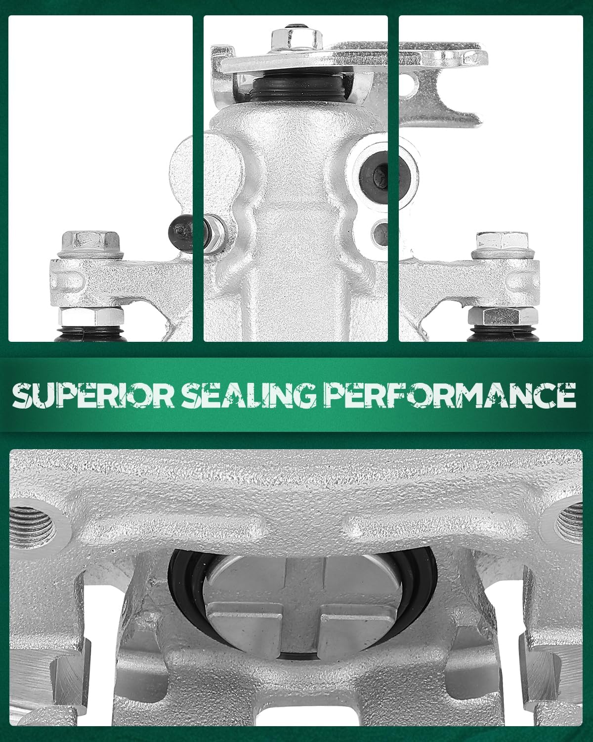 AUTOMUTO Rear Left 19B7097 Disc Brake Caliper With Bracket For Honda For Accord 2013-2017