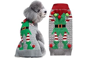Festive Feline Christmas Sweater: A Purrfect Holiday Style for Your Kitty