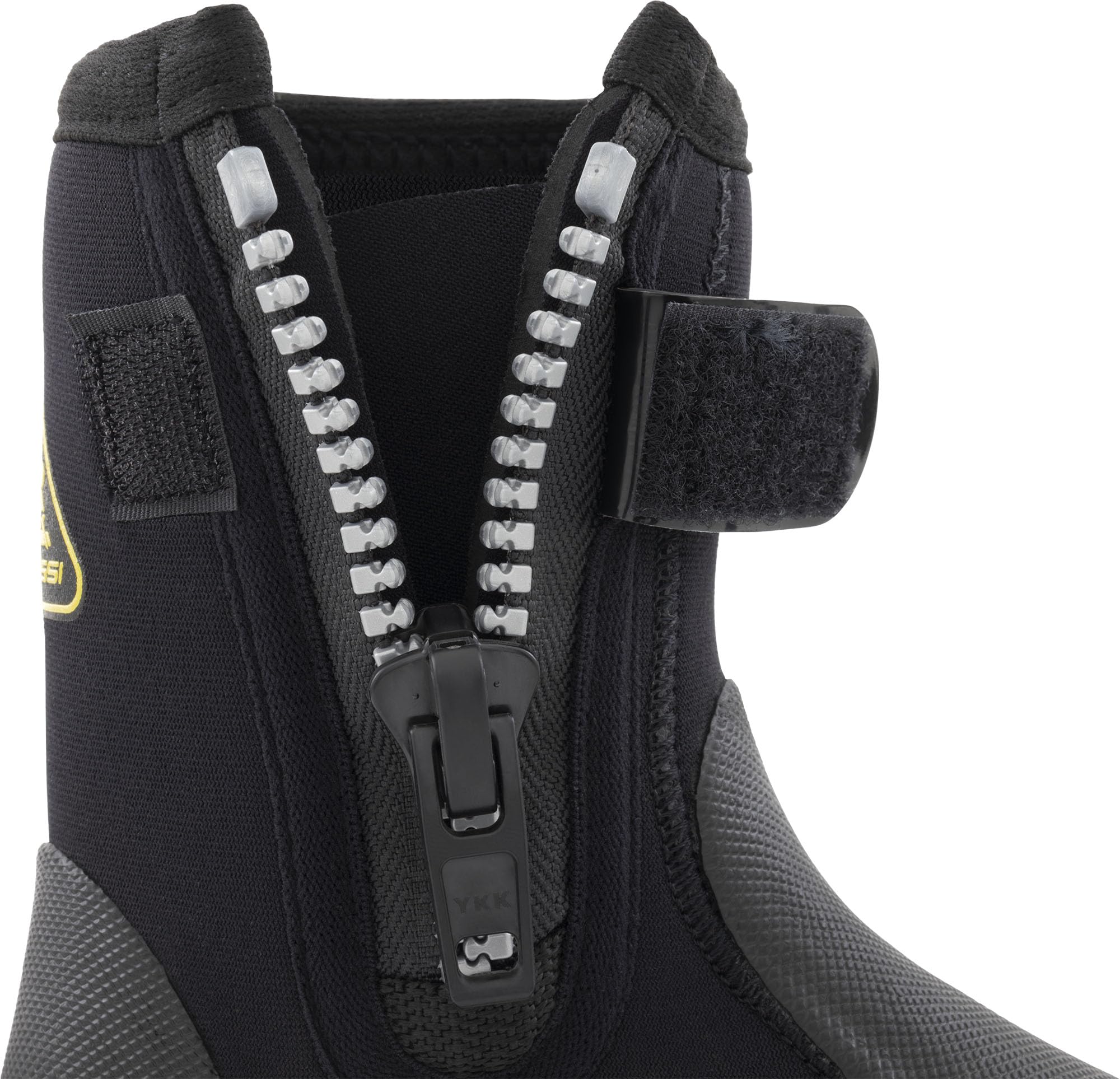 CRESSI Reeftech RS Boots 5 mm czarne buty neoprenowe z podwójną podszewką ze wzmocnioną podeszwą, zaprojektowane do użytku w zimnej wodzie, idealne do nurkowania z płetwami z odkrytymi