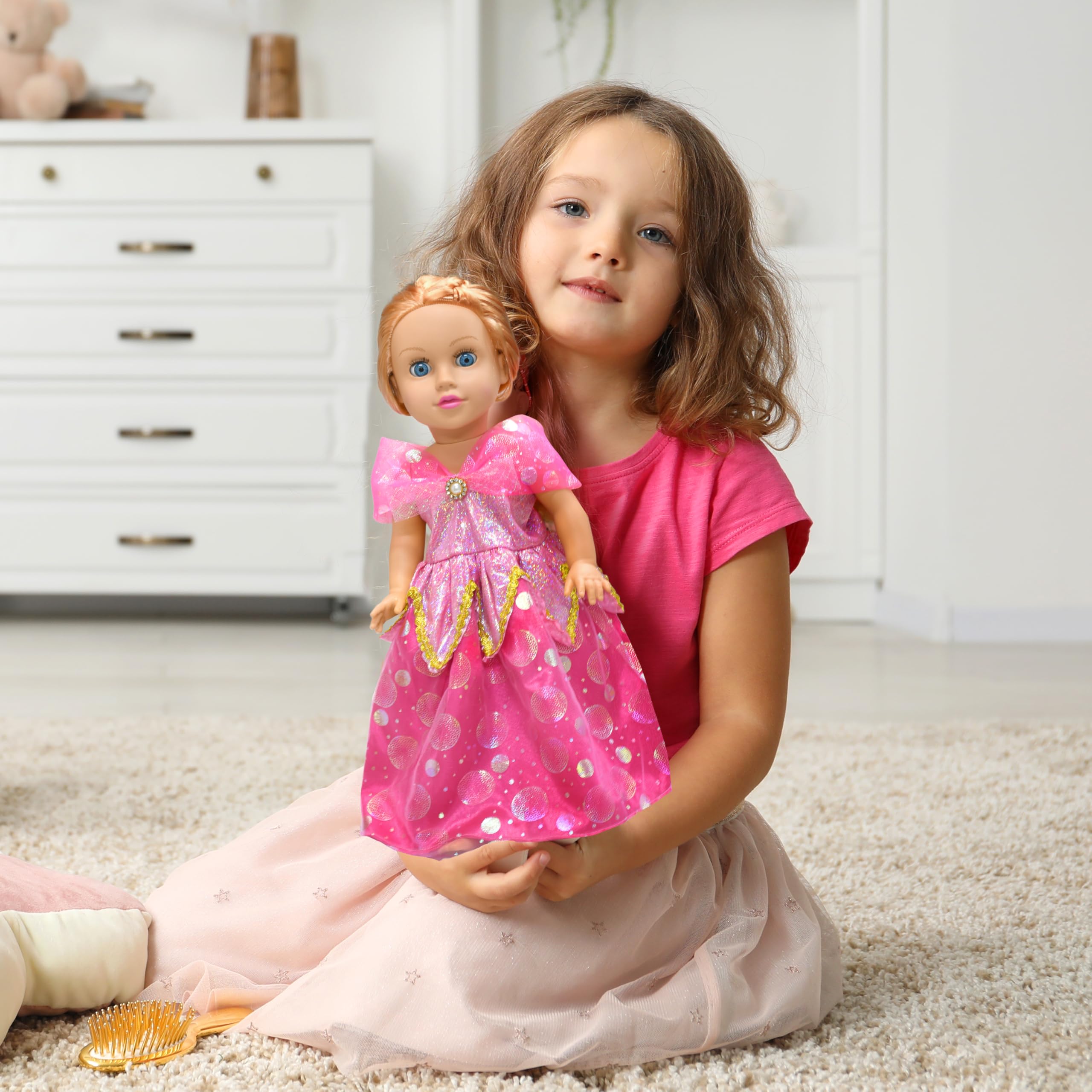 princess dress and doll set Matching Sofia Replica Princess Dresses