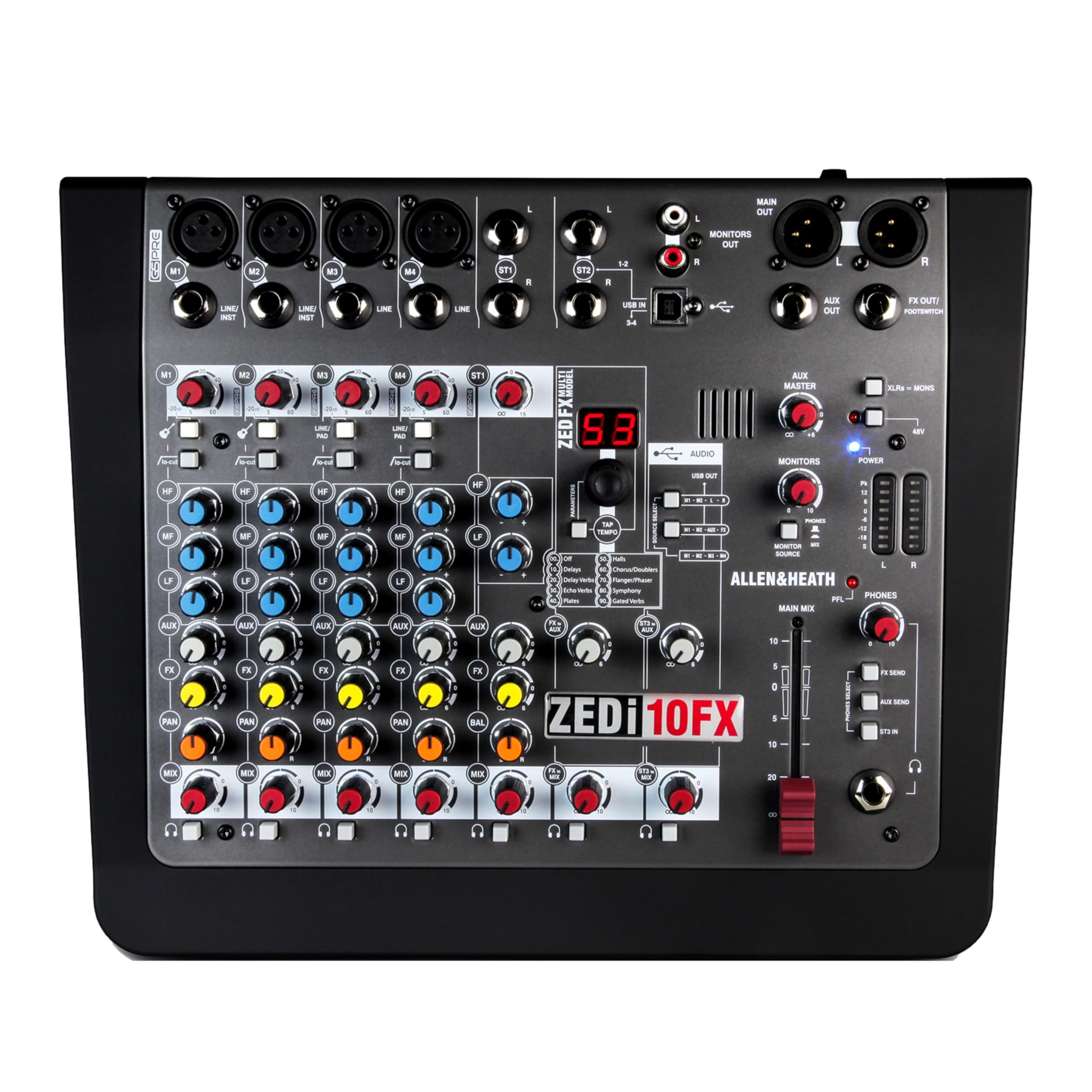 Allen & Heath ZEDi-10FX - Mikser analogowy : Amazon.pl