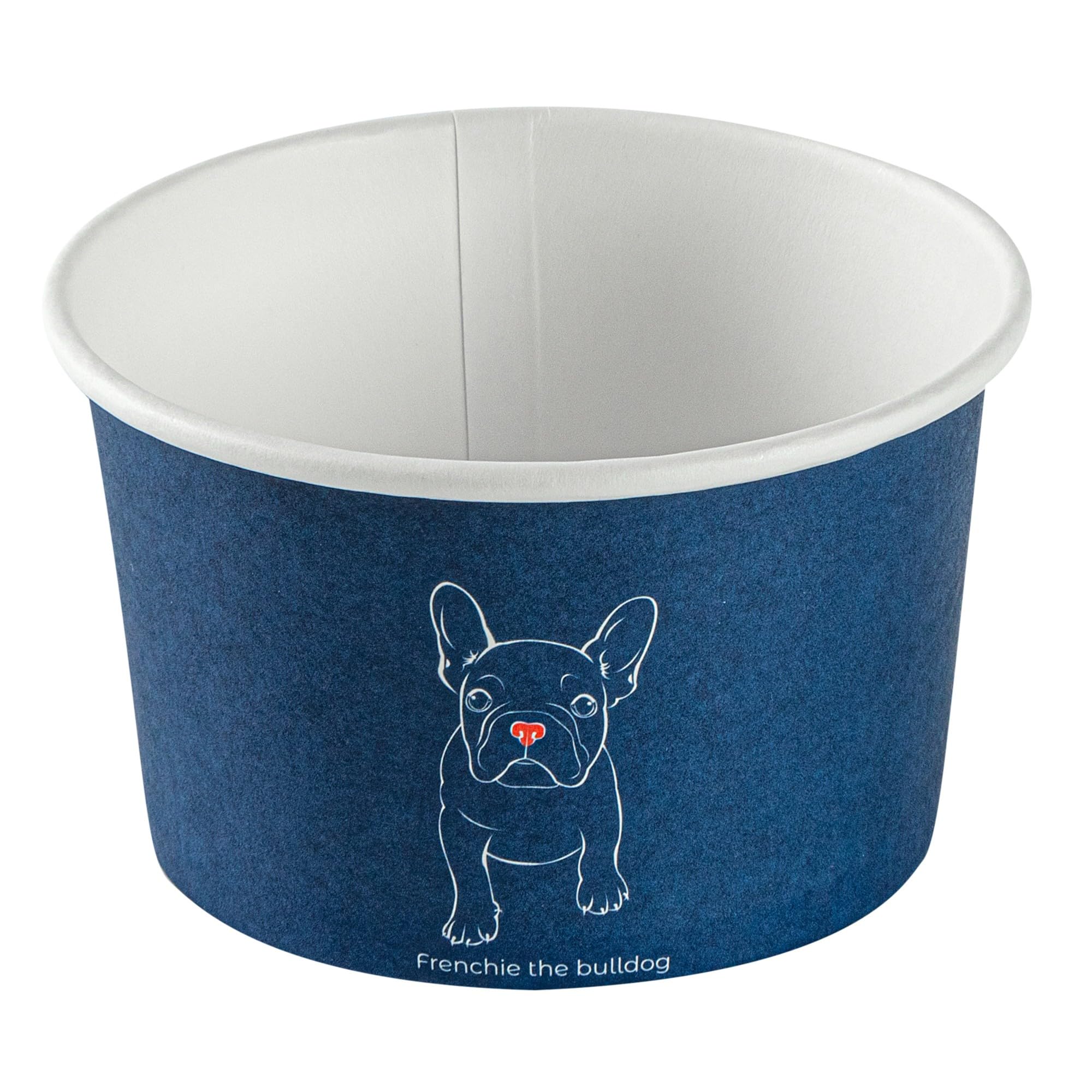Coppetta - Vasos de postre de 5 onzas, 200 vasos desechables para helado, las tapas se venden por separado, resistentes, cuencos de papel francés FroYo, para alimentos calientes y fríos, perfectos