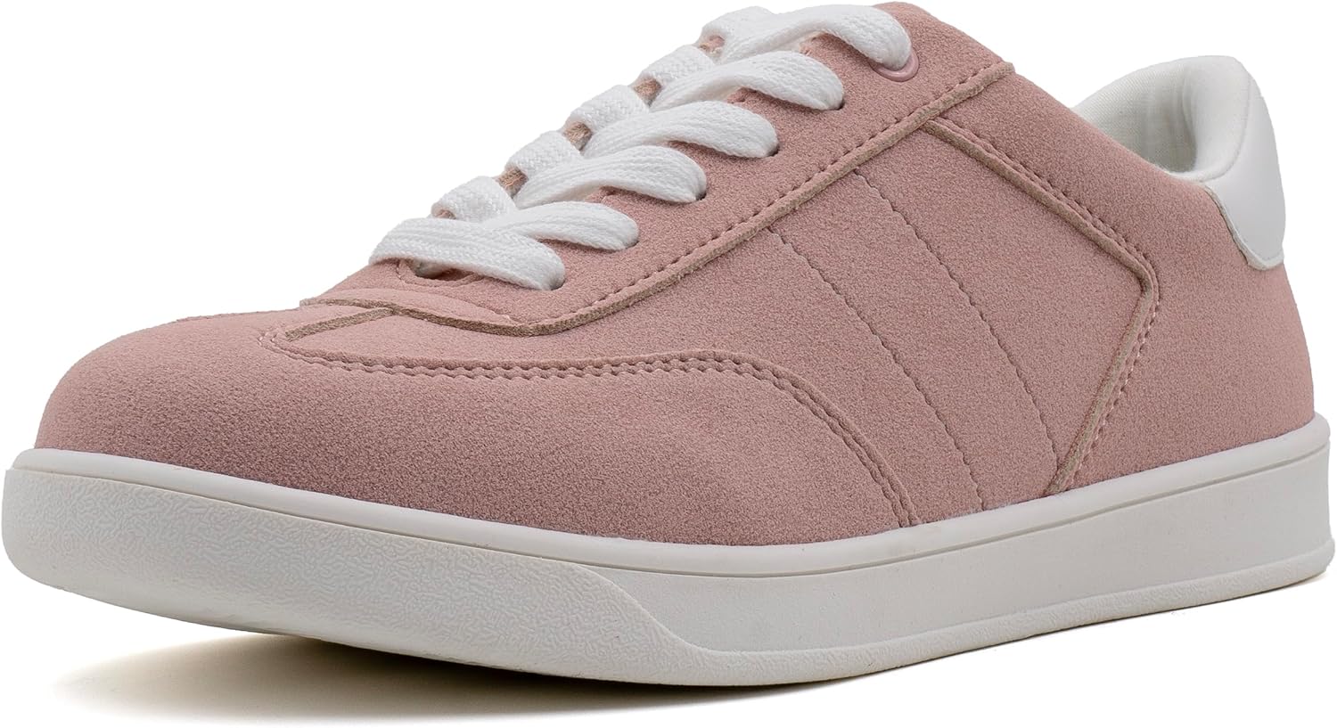 Women's Lace Up Trendy Sneaker Classic Fashion Low Top Walking Shoes - Picture 86 of 109