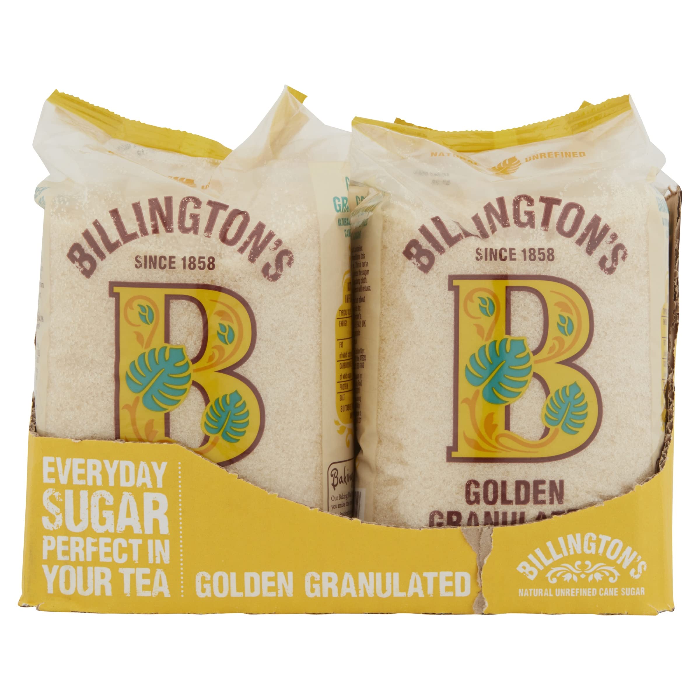 Billingtons Golden Granulat Zucker 1kg (Multipack: 10x1kg)