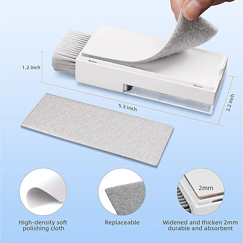 Miniatura 7 de Kit limpiador de teclado de pantalla para laptop, herramienta de limpieza electrónica para MacBook iPad iPhone Pro, herramienta de cepillo para