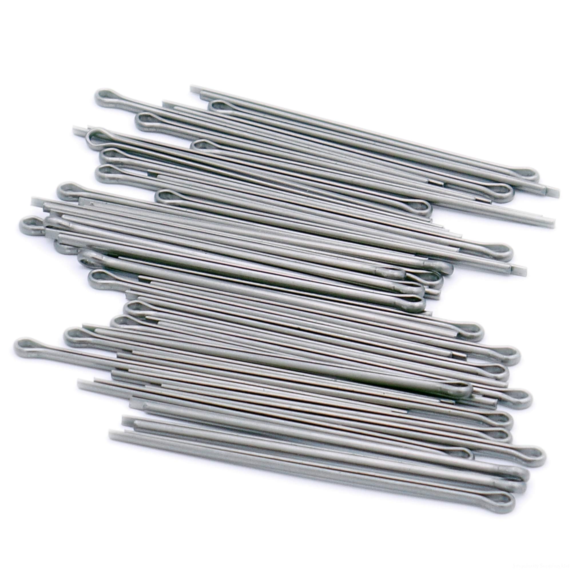 Singularity Supplies Silver M2 (2Mm X 32Mm) Split Cotter Pin - Stainless Steel (A2) (Pack Of 40)