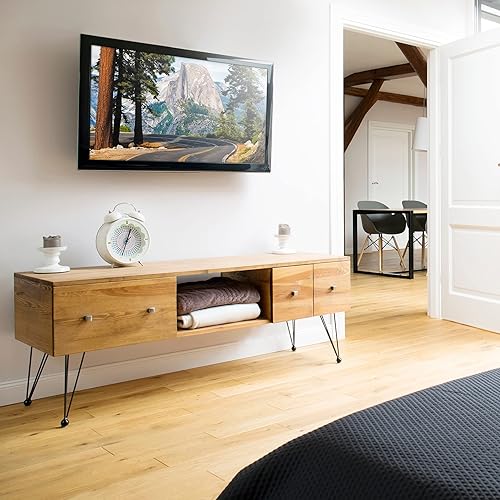 Miniatura 2 de Mount-It! Soporte de pared pequeño para TV con liberación rápida  Se adapta a pantallas de 13 a 32 pulgadas  Diseño delgado de perfil bajo  Soporte