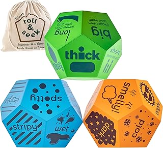 Scavenger Hunt Game for Kids ages 4-8, Toddler & Family Find it Game with Dice, Nature Educational Outdoor Toys Family Games for Kids Learning, Indoor and Outdoor Home & Camping Games for Kids