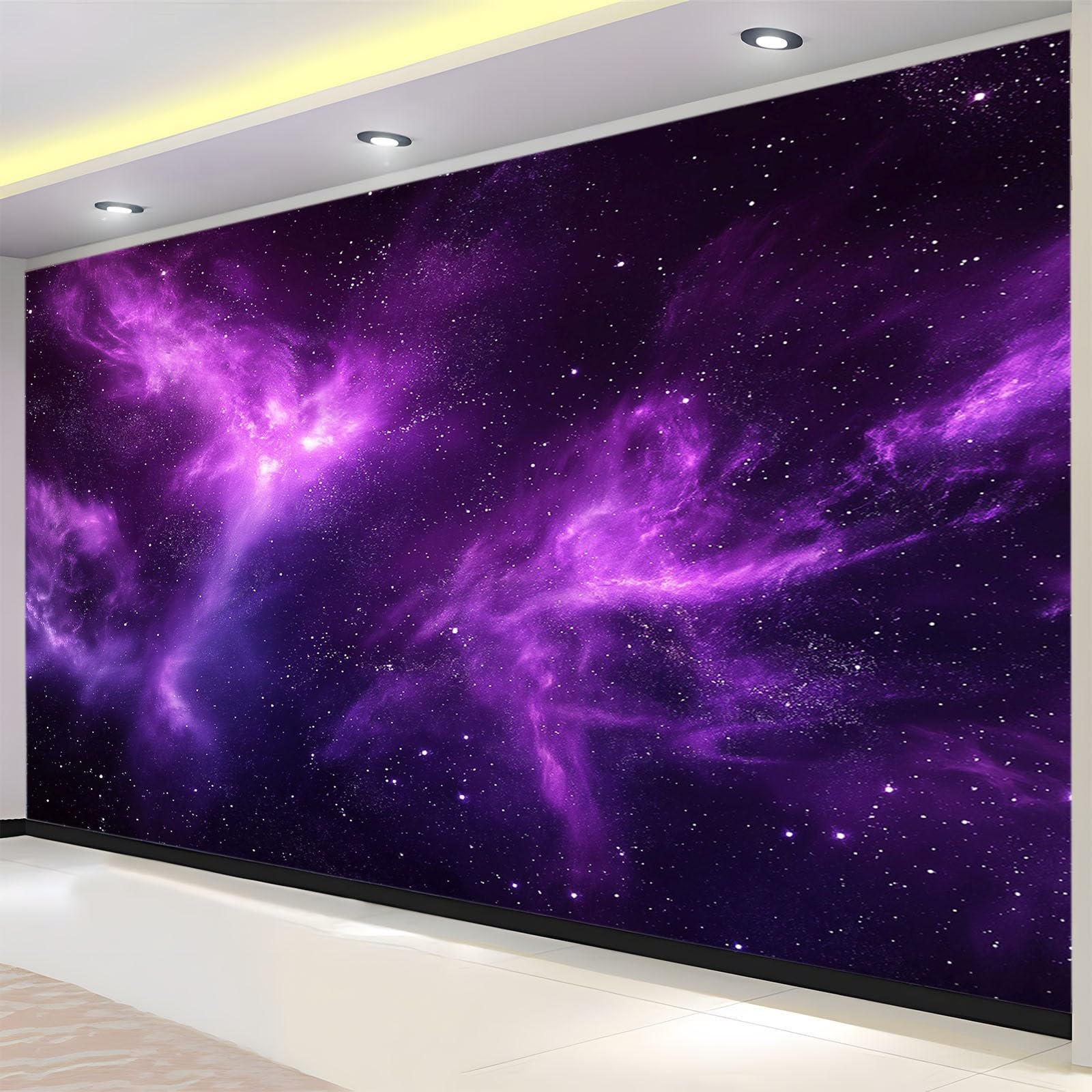 Panoramiczny sen wszechświat galaktyka tapeta mural 300 x 210 cm (szer. x wys.), plakat ścienny sci-fi mgławica fototapeta mural efekt 3D, plakat dekoracja do sypialni salonu korytarza