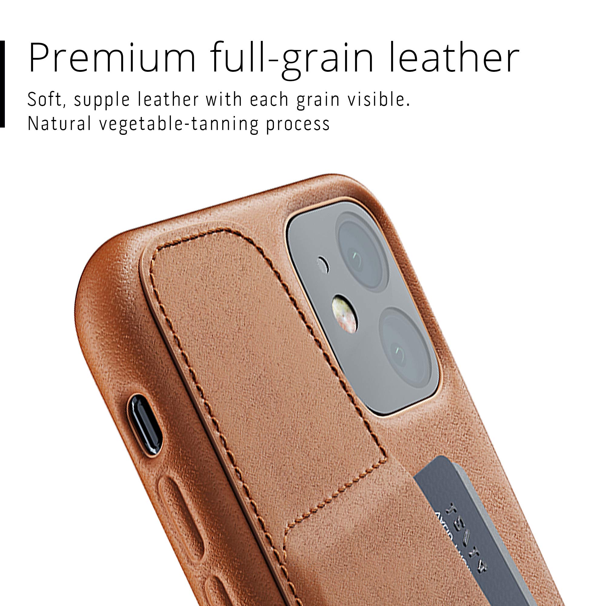 Amazon.co.jp: Mujjo Full Leather Wallet Case【 Apple iPhone 11